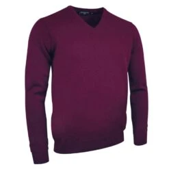 Glenmuir Men's Lomond Lambswool Golf Sweater -Golf Supplies Series 0057326 glenmuir mens lomond lambswool golf sweater