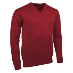 Glenmuir Men's Lomond Lambswool Golf Sweater -Golf Supplies Series 0057337 glenmuir mens lomond lambswool golf sweater