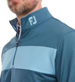 FootJoy Men's Engineered Chest Stripe Chill-Out Golf Midlayer -Golf Supplies Series 0074871 footjoy mens engineered chest stripe chill out golf midlayer