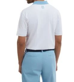 FootJoy Men's Solid Stripe Placket Pique Golf Polo Shirt 28 FootJoy Men's Solid Stripe Placket Pique Golf Polo Shirt -Golf Supplies Series 0074910 footjoy mens solid stripe placket pique golf polo shirt