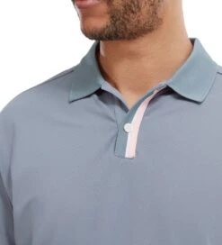 FootJoy Men's Solid Stripe Placket Pique Golf Polo Shirt 30 FootJoy Men's Solid Stripe Placket Pique Golf Polo Shirt -Golf Supplies Series 0074912 footjoy mens solid stripe placket pique golf polo shirt