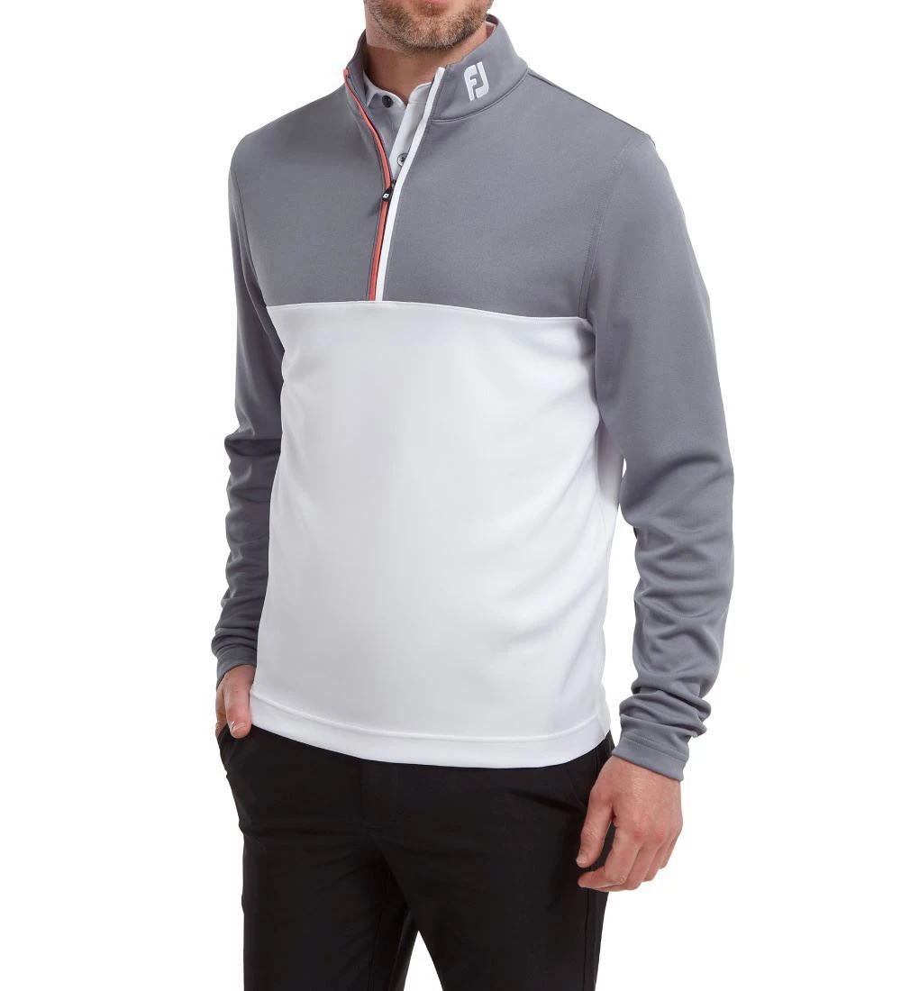 FootJoy Men's Colour Block Chill-Out Golf Midlayer 5 FootJoy Men's Colour Block Chill-Out Golf Midlayer - Image 3