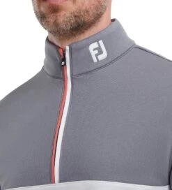 FootJoy Men's Colour Block Chill-Out Golf Midlayer 39 FootJoy Men's Colour Block Chill-Out Golf Midlayer -Golf Supplies Series 0075081 footjoy mens colour block chill out golf midlayer