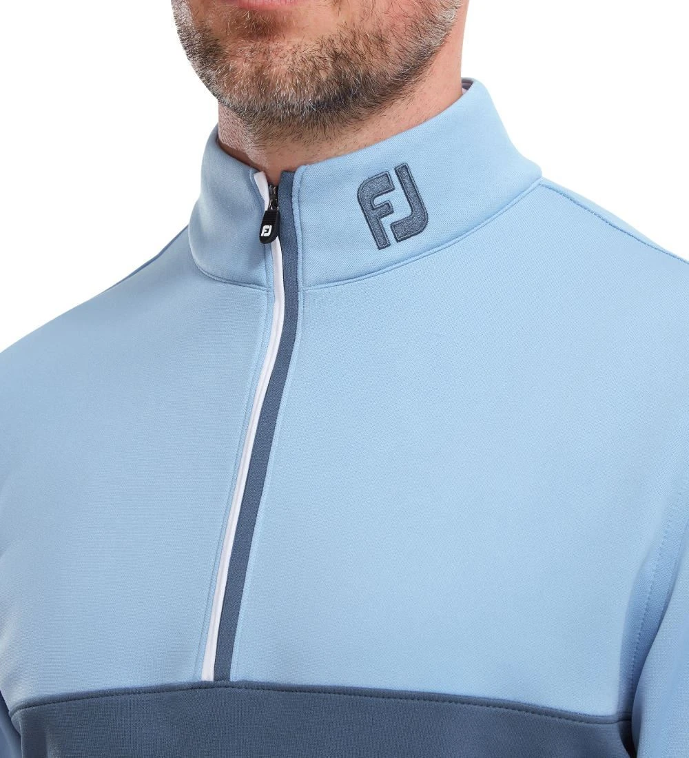 FootJoy Men's Colour Block Chill-Out Golf Midlayer 21 FootJoy Men's Colour Block Chill-Out Golf Midlayer - Image 19