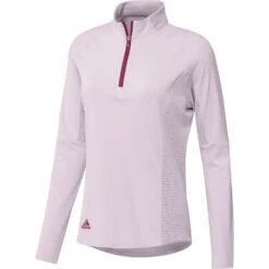 Adidas Ladies HEAT.RDY 1/4-Zip Golf Pullover -Golf Supplies Series 0076857 adidas ladies heatrdy 14 zip golf pullover