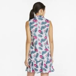 Puma Ladies Cloudspun Paradise Sleeveless Golf Polo Shirt -Golf Supplies Series 0078307 puma ladies cloudspun paradise sleeveless golf polo shirt