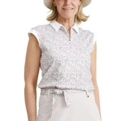 Abacus Ladies Lily Sleeveless Golf Polo Shirt -Golf Supplies Series 0080580 abacus ladies lily sleeveless golf polo shirt