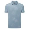 FootJoy Men's Jungle Leaf Pique Golf Polo Shirt -Golf Supplies Series 0081865 footjoy mens jungle leaf pique golf polo shirt