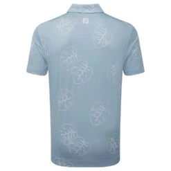 FootJoy Men's Jungle Leaf Pique Golf Polo Shirt -Golf Supplies Series 0081867 footjoy mens jungle leaf pique golf polo shirt