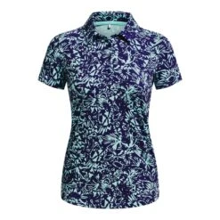 Under Armour Ladies Playoff Printed Golf Polo Shirt